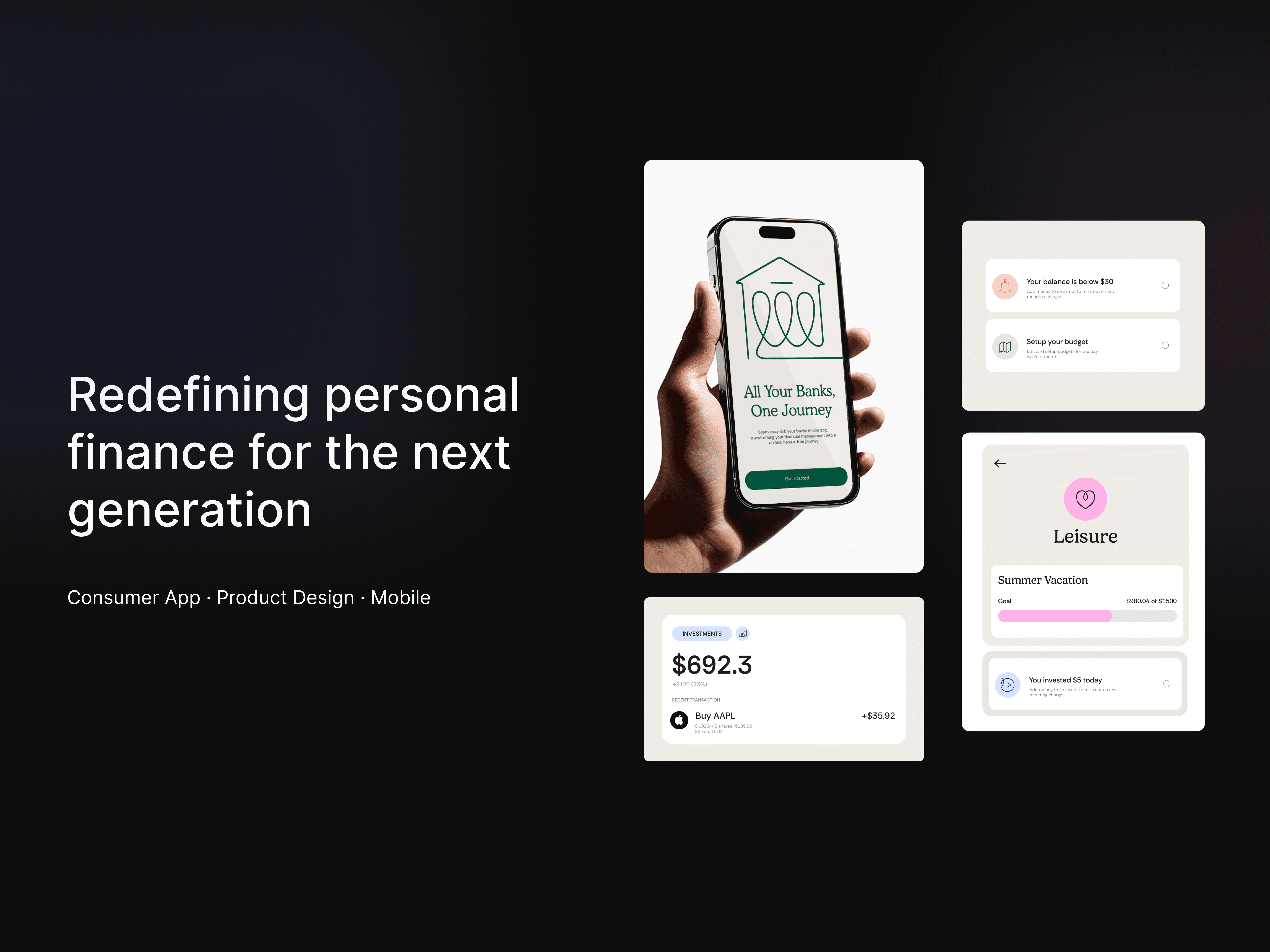 Finy – Product Design & SwiftUI Development